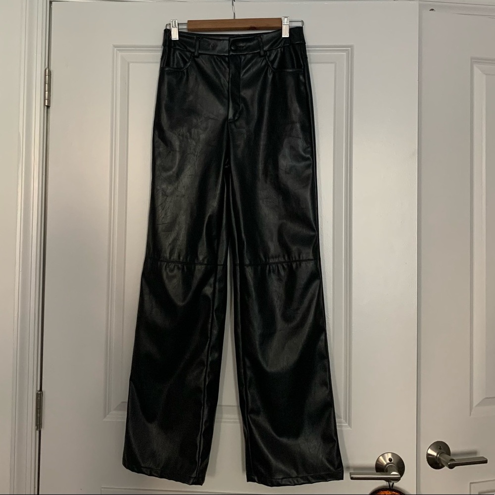 Black Leather Pants